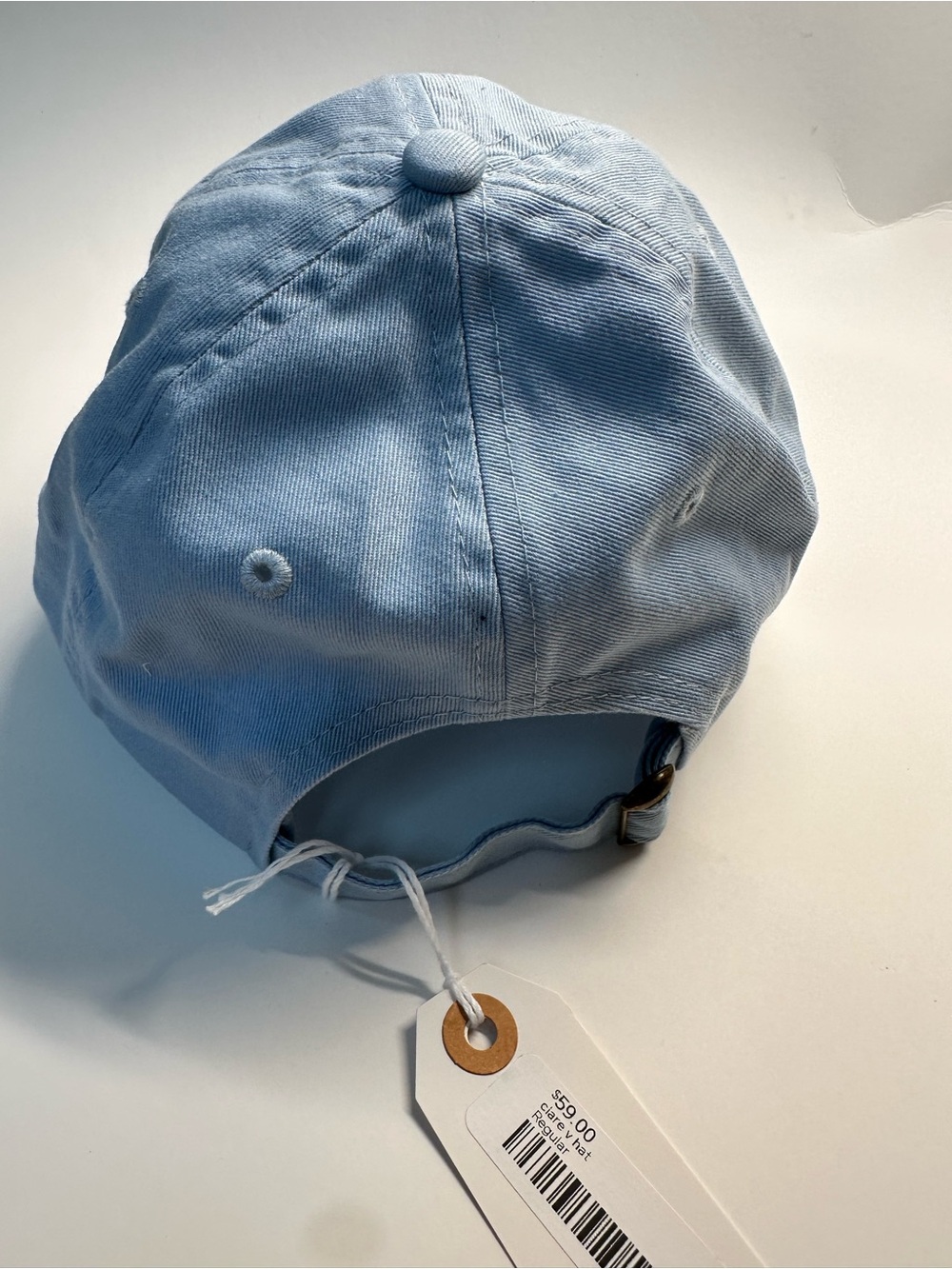 Clare V Women’s Powder Blue Baseball Cap, NWT - Picture 4 of 6